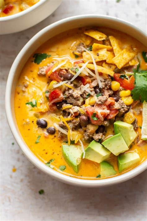 best taco soup recipe with hamburger